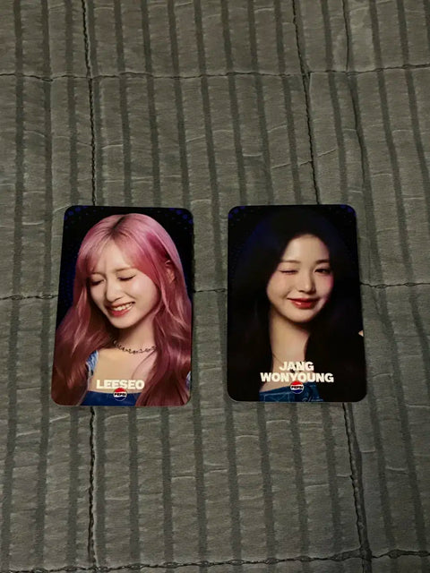 IVE Jang Wonyoung/Lee Seo Pepsi Photocard Set