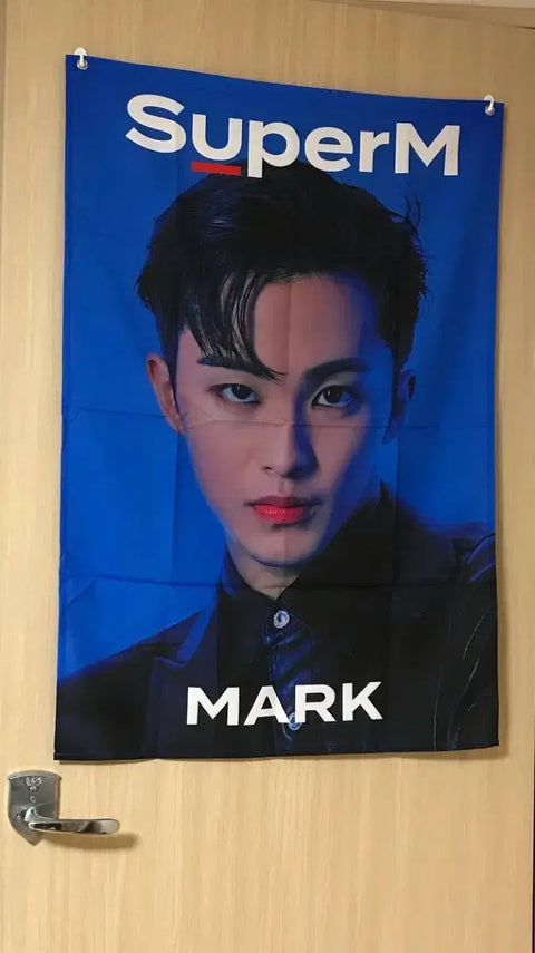 Mark SuperM Fabric Poster