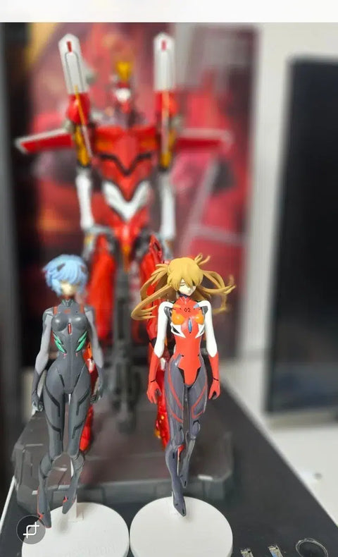 Evangelion Rei Asuka Figure Exhibition Threezero Unit-02 Metallic