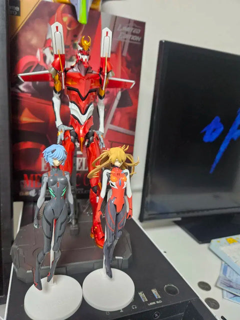 Evangelion Rei Asuka Figure Exhibition Threezero Unit-02 Metallic