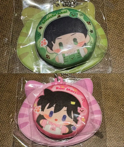 Conan Akai + Ran Chinese Cat Badge Pin Badge Bundle Transfer