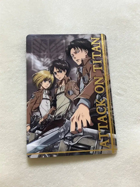 Attack on Titan Levi Eren Armin Card Goods