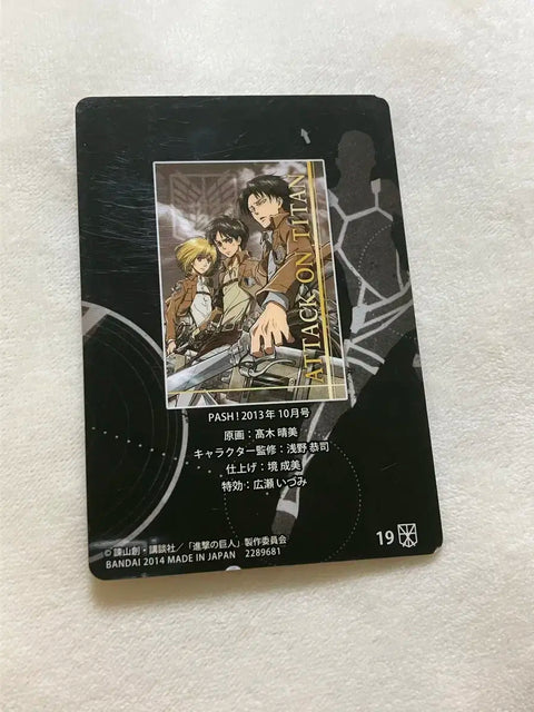 Attack on Titan Levi Eren Armin Card Goods