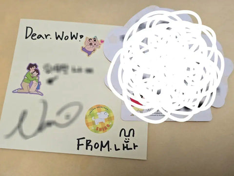 Wow Nana handwritten letter, including signature wooah
