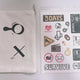 Sleepground Pixelly Blind Pouch White + Sticker