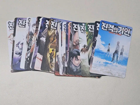 Attack on Titan Box Set PVC Cards 34pcs