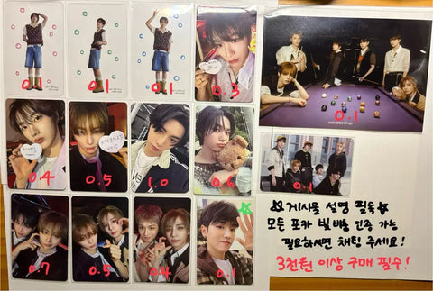 Dingdongz Boynextdoor Bonekdo Boylife Album Unit Photocard Jaehyun Taesan