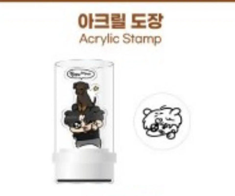 Jungkook Kkukku Sauna Pop-up Acrylic Stand + Acrylic Stamp