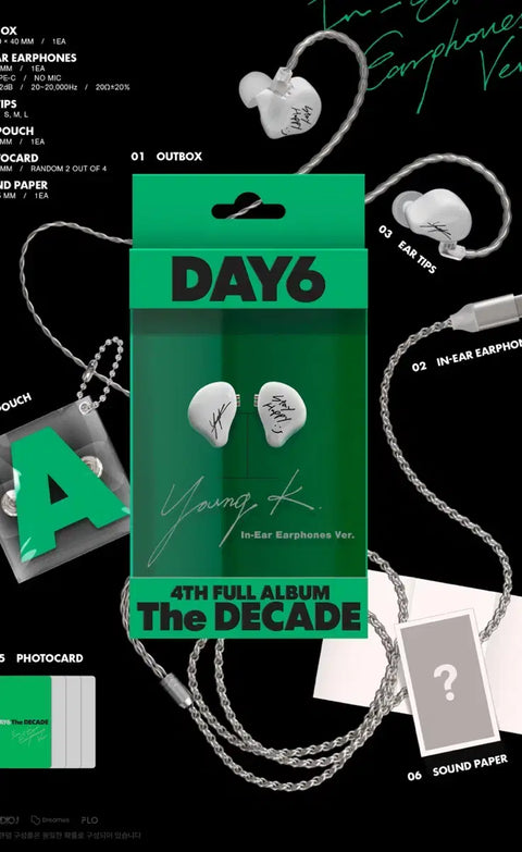 Younghyun Day6 in-ear album version group order