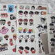 Selling BTS fanart stickers.