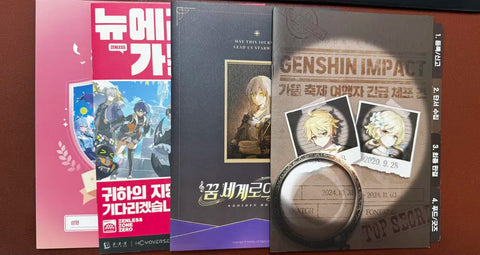 2024 HoyoLand 4-Type Ticket and Booklet Bundle