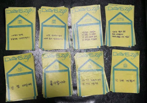 DAY6 POP-UP DAY6.zip Pop-up Store Confetti Full Set (8 types) Transfer