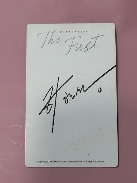 Ha Hyun-sang's First Fan Meeting Photocard