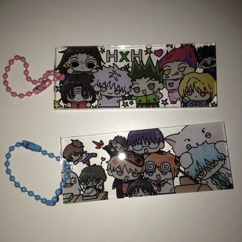 Hunter x Hunter Gintama Keychains Bundle