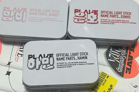 PLAVE light stick parts pre-renewal Bambi, Eunho, Hamin bundle