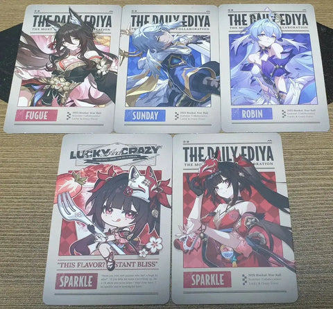Honkai Star Rail Ediya photocard 5ea