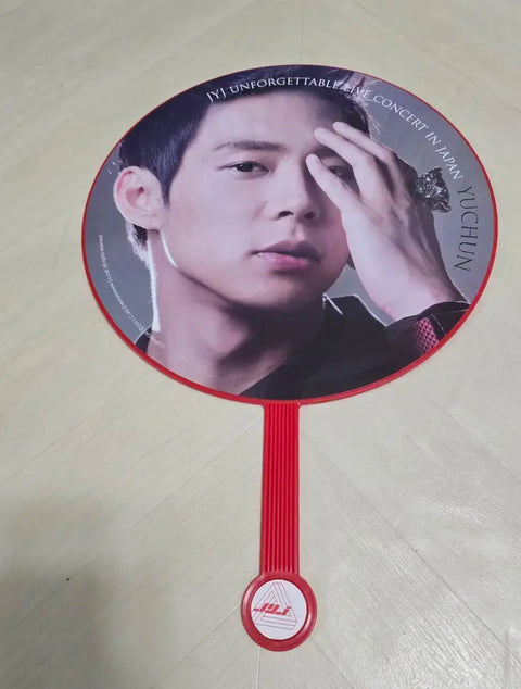 JYJ Park Yoochun Forget-Me-Not Concert Official Goods Uchiwa Micky Yoochun