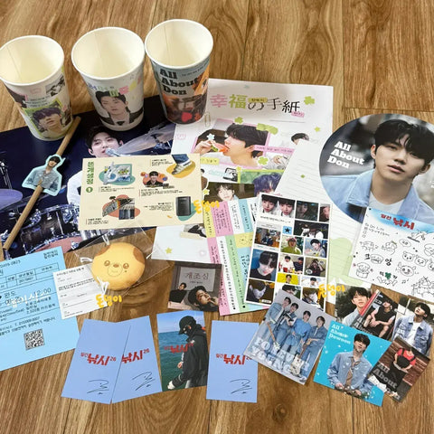 DAY6 Dowoon 2025 Birthday Cafe Cafe Goods Special Gifts Lucky Draw Unofficial Goods Bundle