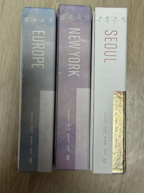 BTS Bangtan Boys Europe New York Seoul DVD Set