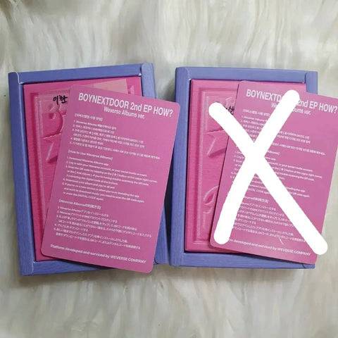 BOYNEXTDOOR HOW Weverse Album Lee Han QR code sale transfer