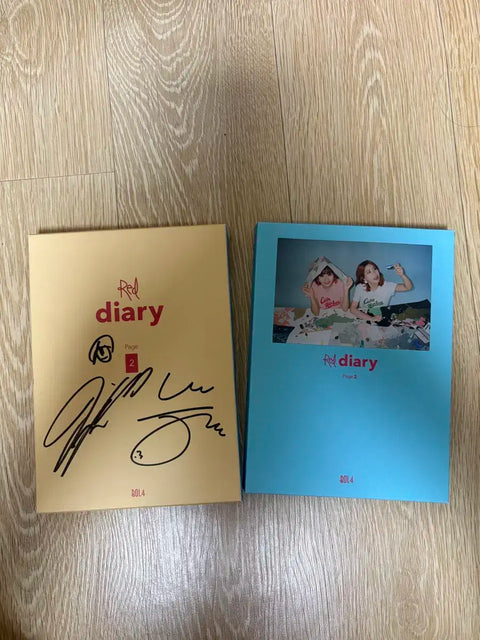 Bolbbalgan4 Red Diary Page.2 Autographed Album (Not for Sale)