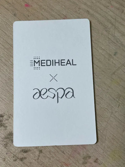 aespa Ningning Mediheal Collaboration Photocard