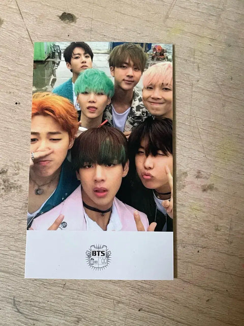 BTS group photocard