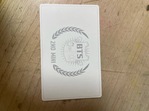 BTS Suga Min Yoongi photocard