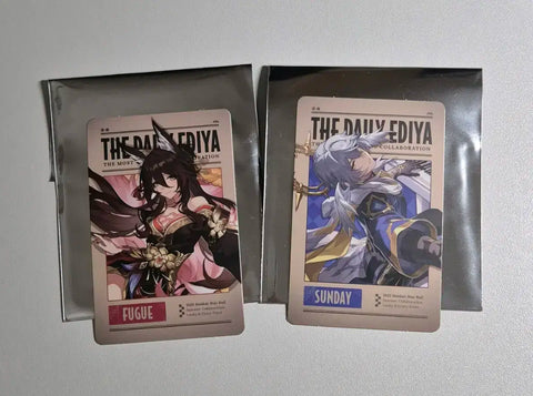 Honkai Star Rail HSR Ediya Collaboration Sunday Photocard Bundle