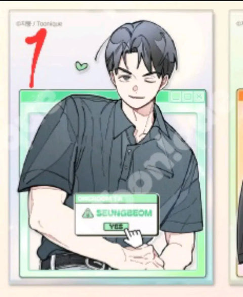 One-room TA, Tunec Collaboration Cafe, Yoo Seung-beom Acrylic Card