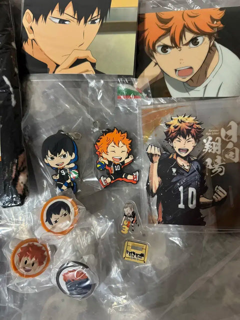 Haikyuu Karasuno Kageyama Hinata Included Goods Bundle