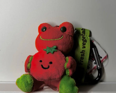 NewJeans Haerin "Son Min Soo" Tomato Frog Keychain Authentic