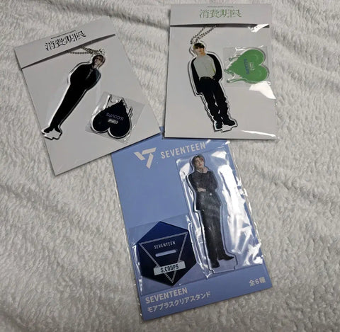 Expiration Date Pop-up S.Coups Acrylic Stand Keyring Set