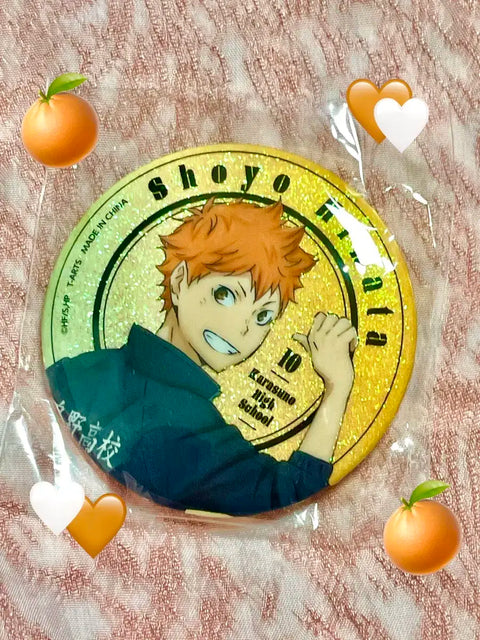 Unopened Haikyuu Hinata Can Badge for Sale