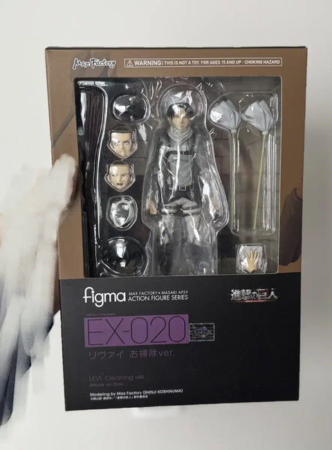 Figma Attack on Titan Levi figure cleaning version