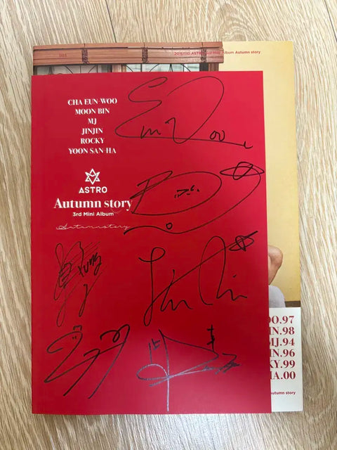 ASTRO Autumn Story Album Autographed CD Not For Sale