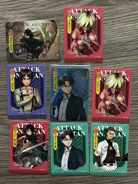 Attack on Titan Shingeki no Kyojin Cards Bulk Sale Levi Eren Mikasa Unofficial