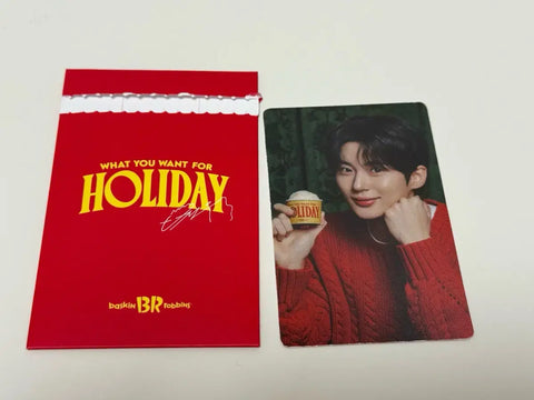 Byeon Woo-seok Baskin-Robbins BR Holiday Photocard
