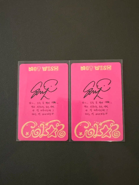 I'm selling NCT WISH Sakuya color photo cards as a set!