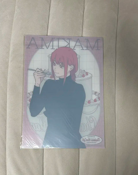 Chainsaw Man Makima Cafe Collaboration Special Clear Poster