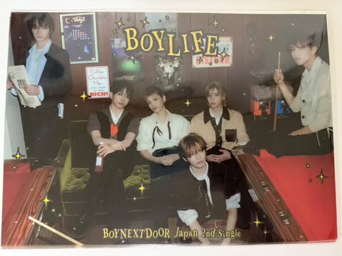 Lowest Price!! Bonekdo Boylife Group Clear Poster Transfer