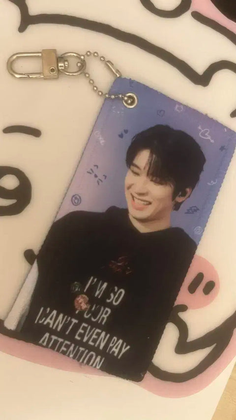 Seventeen Wonwoo Slogan Keyring