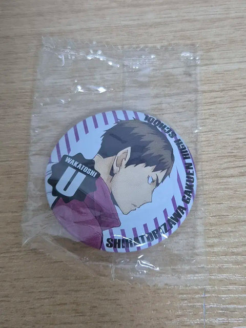 Haikyu!! Ushijima Going to School Can Badge