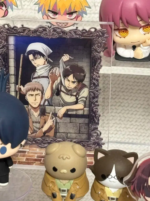 Attack on Titan Jean Hange Megacat Figure and Acrylic Stand
