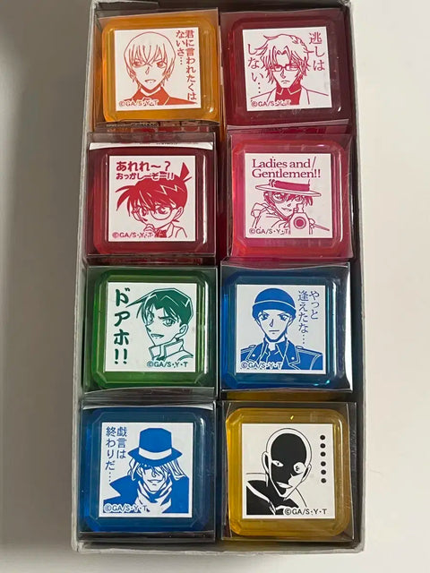 Detective Conan Stamp Seal Sale Heiji Shinichi Jin Shuichi Kid