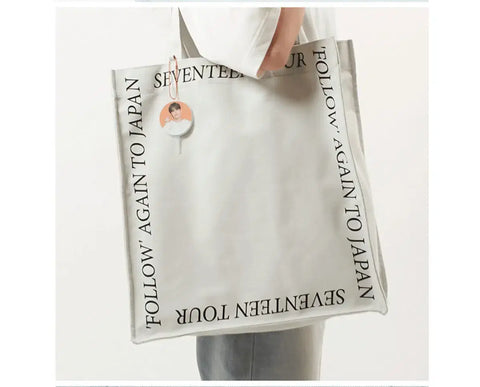 Seventeen Follow Again Japan Big Tote Bag + Shoulder Strap