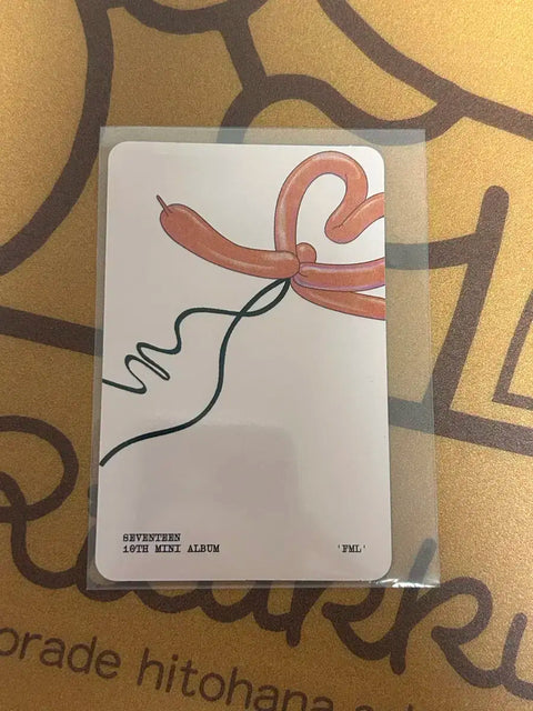 SEVENTEEN Mingyu FML Carat Version photocard transfer