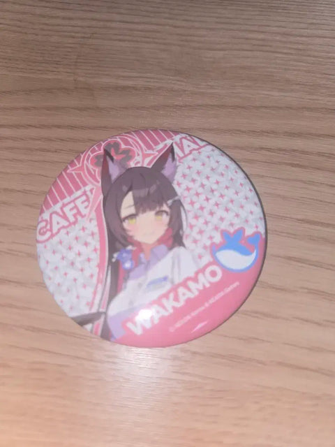 Blue Archive Wakamo Cafe Memorial Can Badge