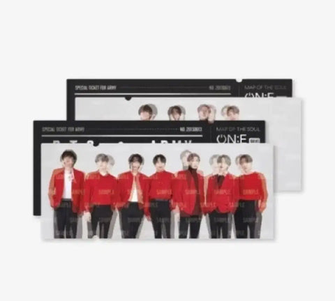 BTS Map of the Soul Lenticular Ticket