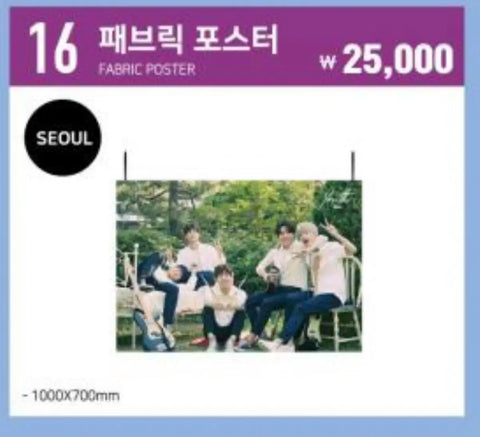 DAY6 Youth Concert Seoul Fabric Poster